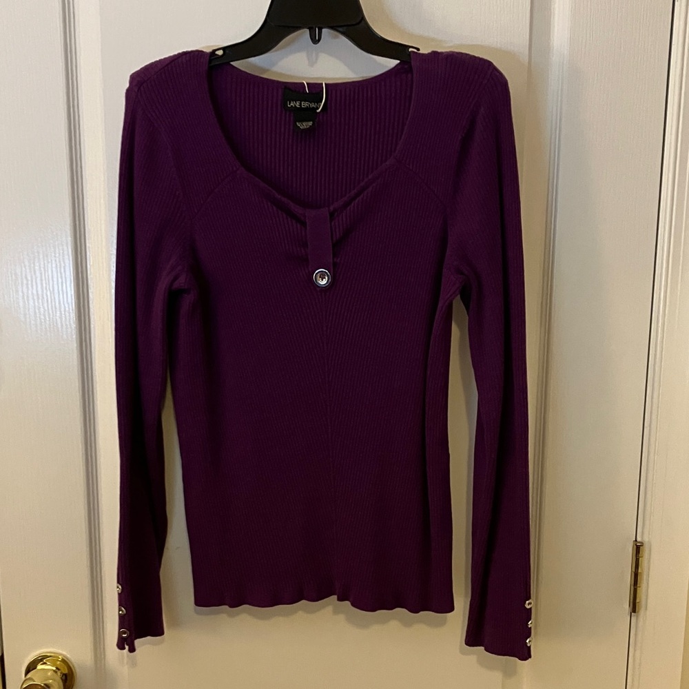 18/20 Lane Bryant purple Sweater